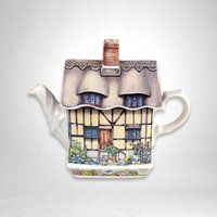 James Sadler Anne Hathaway's Cottage Teapot - Vintage Collectible with Minor Chip