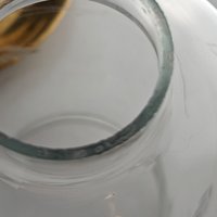 Vintage Solid Brass Hurricane Candle Holder