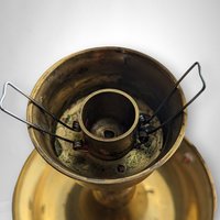 Vintage Solid Brass Hurricane Candle Holder