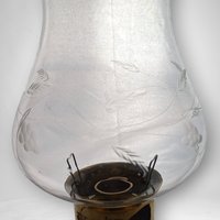 Vintage Solid Brass Hurricane Candle Holder