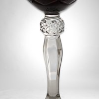 Vintage Ruby Red Water Goblets | Set of 4 | 8" Tall | Elegant Tableware | Cristal D'Arques Durand |  French Glass