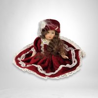 Charming Vintage Porcelain Girl Dolls - Set of 4 (5" Each) or 16 (2.5" Each) - Your Choice