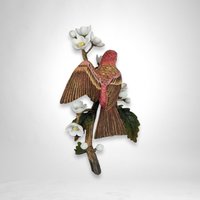 Vintage Purple Bird Figurine