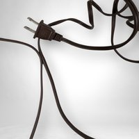 Vintage Double Light Hurricane Lamp with Painted Roses