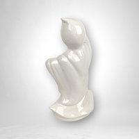 1986 Ceramic Faceless Ghost Figurine