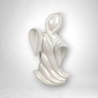1986 Ceramic Faceless Ghost Figurine