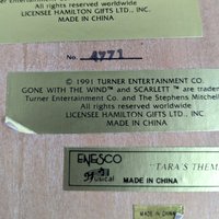 1991 Gone with the Wind Scarlett O'Hara Music Box: Melodic Nostalgia