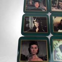 Set of 6 1992 Gone with the Wind Coasters