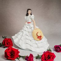 1987 Vivian Leigh as Scarlett O'Hara Large Porcelain Figurine