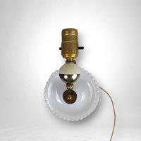 Elegant Vintage Milk Glass Sconce Wall Lamp - Timeless Wall Lighting
