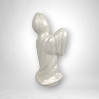 1986 Ceramic Faceless Ghost Figurine