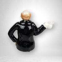 1992 Bombay Butler/Waiter Decorative Ceramic Teapot