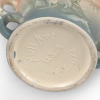 Vintage Hull Pottery Pink and Blue Wild Flower 6" Vase - Classic Floral Elegance