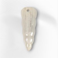 Pair of Vintage McCoy Cream Ivy Wall Pockets with Inserts