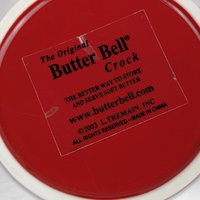 The Original Butter Bell Red Crock