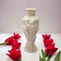 Lenox Cream Colored Vase or Trinket Dish, Your Choice