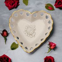 Lenox Cream Colored Vase or Trinket Dish, Your Choice