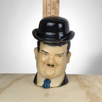 1976 Heritage China Ezra Brooks Oliver Hardy Decanter