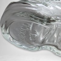 Vintage Glass Cowboy Boot Mug