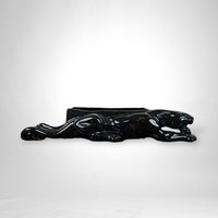 Vintage Ceramic Black Panter Planter