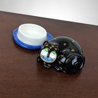 Vintage Milson and Louis Hand Painted Cat Trinket Box - Feline Elegance for Collectors