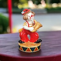 Vintage Global Art Clown Music Box: A Melody of Nostalgia