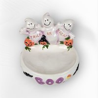 1999 GAC Trick or Treat Ceramic Candy Dish