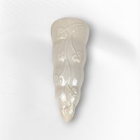 Pair of Vintage McCoy Cream Ivy Wall Pockets with Inserts