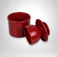 The Original Butter Bell Red Crock