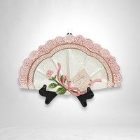 Fitz and Floyd Omnibus Victorian Postcards Fan Tray