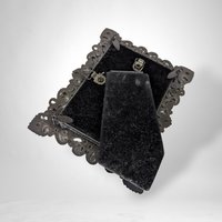 Small Metal Crystal Studded Picture Frame