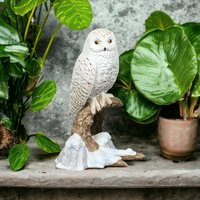 1991 National Audubon Snowy Owl Figurine