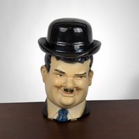 1976 Heritage China Ezra Brooks Oliver Hardy Decanter