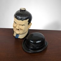 1976 Heritage China Ezra Brooks Oliver Hardy Decanter