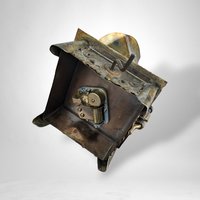 Vintage Metal Gramophone Music Box