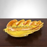 Vintage California Pottery Gold Ashtray