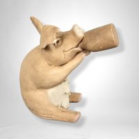 1984 Specialty Molds Drunk Pig Ceramic Figurine