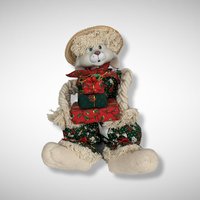 House of Lloyd Christmas Around the World Porcelain Flossie and Floyd Bunny Shelf Sitters - Charming Holiday Decorations!