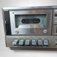 Vintage Soundesign AM/FM Electronic Clock/Cassette Recorder - Retro Audio Device