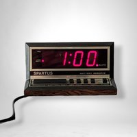 Vintage Spartus Alarm Clock Model 1140