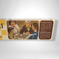 Vintage 1970s Fourhanded Checkers Game
