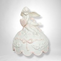 San Francisco Music Box Ceramic Cherub Music Box