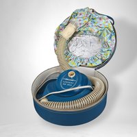 Vintage Landers Portable Hair Dryer with Bonnet - Retro Beauty Appliance