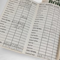 Vintage 1964 Parker Brothers Mille Bornes French Card Game