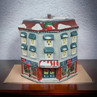 1993 Coca-Cola Emporium Town Square Lighted House - Vintage Collectible