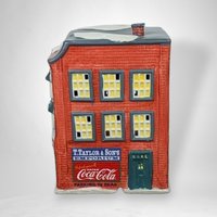 1993 Coca-Cola Emporium Town Square Lighted House - Vintage Collectible