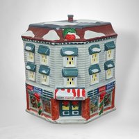 1993 Coca-Cola Emporium Town Square Lighted House - Vintage Collectible