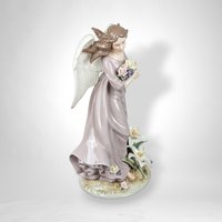 Grandeur Noel 12 1/2" Porcelain Angel