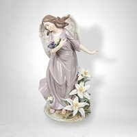 Grandeur Noel 12 1/2" Porcelain Angel