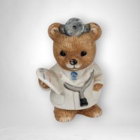 Vintage Set of 5 Homco Occupation Bear Figurines 8820 - Collectible Home Decor